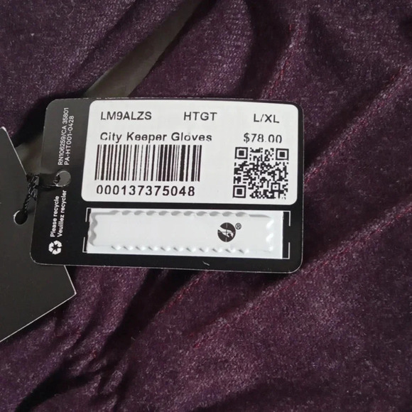 Lululemon City keeper gloves L/Extra large men - Picture 4 of 7